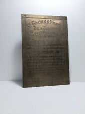 Victorian Brass Religious Wall