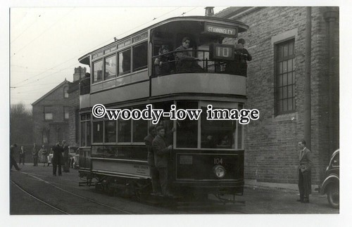 Z0784 bradford tram no 104 - tram,