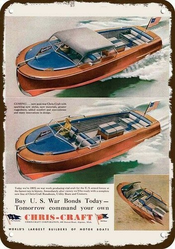 1943 chris craft runabout wood - 1943,