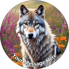 Wolf cartoon personalised - wolf,