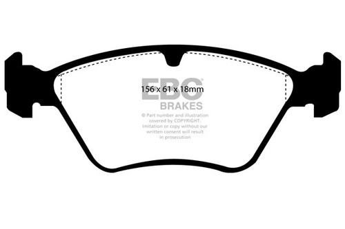 Ebc greenstuff front brake - ebc,