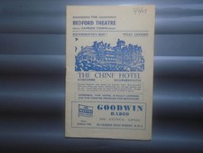 The Bedford Hotel Camden Town Rare Theatre Programme Chine Hotel Bournemouth Ad