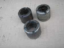 BSA Bantam 125 150 D1 D3 ? front fork oil seal holder x3 USED AS FOUND