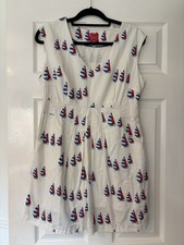 Joules Ladies White Dress with