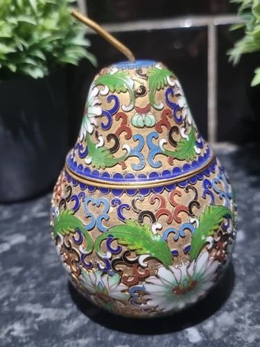 Enamel cloisonne pill - enamel,