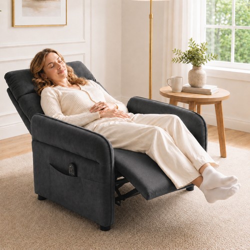 Push back recliner - back, armchair