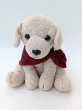 Russ Scarfs  Puppy Dog Vintage Soft Toy Plush Cuddly Stuffed Animal Teddy