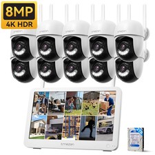 Wireless 8mp cctv system - 8mp, 4k