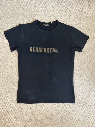 Burberry black shirt logo - black, t-shirt