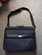 Antler Laptop Bag With Shoulder Strap Black Travel Business L 16' H 12' W 3"