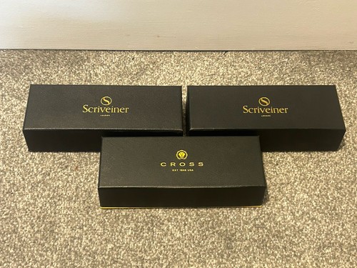 Scriveiner cross pen boxes - scriveiner,