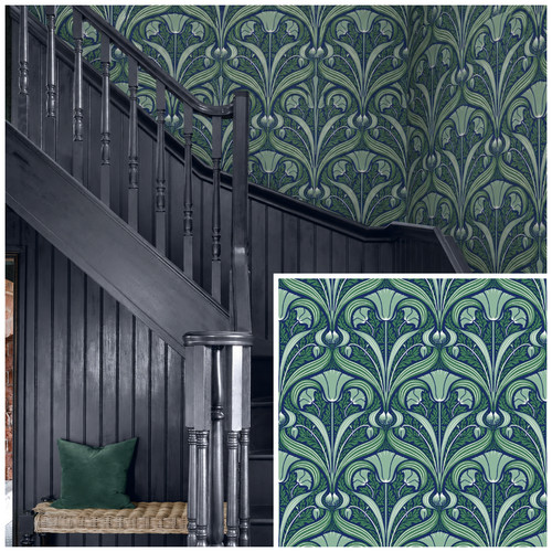 Navy blue green - /, wallpaper