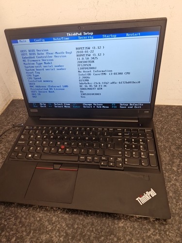 Lenovo thinkpad e580 laptop - thinkpad,