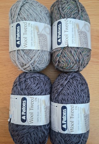 50g patons wool tweed dk - patons,