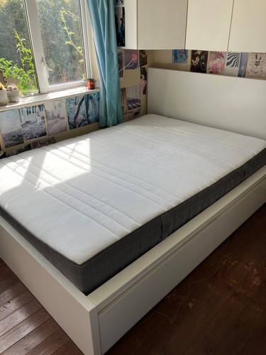 Ikea malm double bed - ikea,