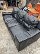 Brown Leather Large 3-4 Seater