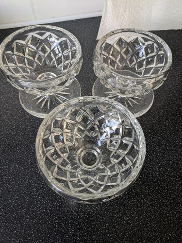 Vintage cut crystal glass - vintage,