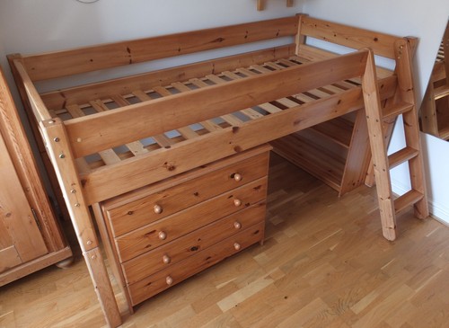 Thuka mid sleeper bed - bed,, chest