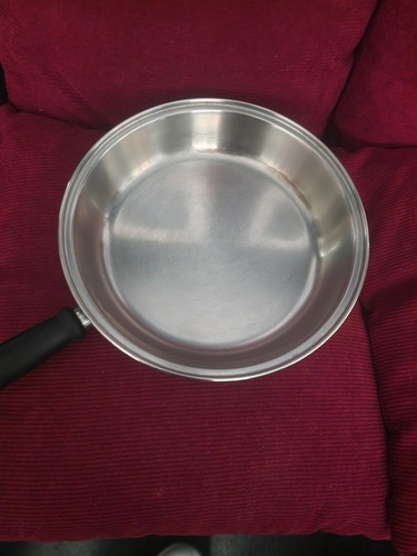 Stainless steel frypan - stainless, cm