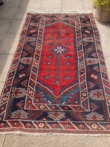 Antique middle eastern carpet - middle,