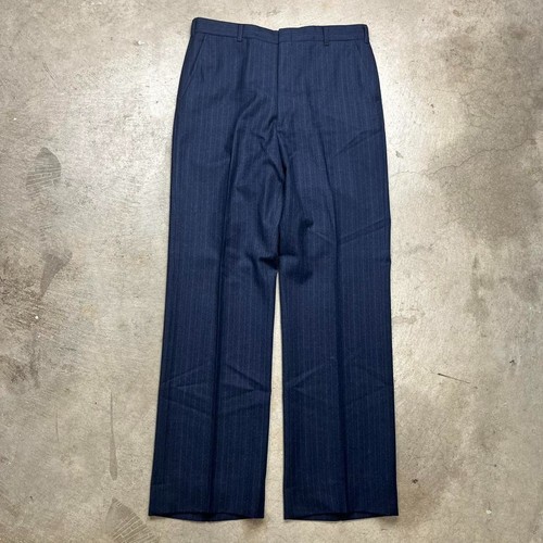 Vintage 80s trousers navy - trousers,
