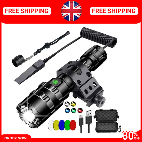 Led flashlight picatinny rail - led,