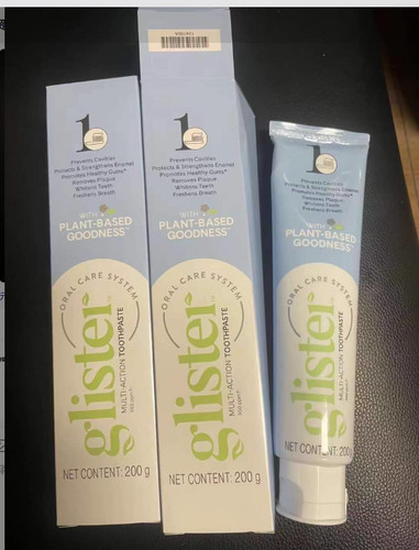 Glister fluoride toothpaste - fluoride,