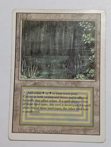 Magic the gathering mtg - magic, bayou