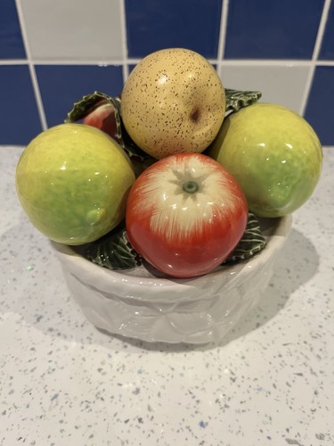 Vintage retro ceramic fruit - vintage/retro,