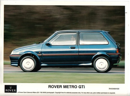 Rover metro gti original - metro,