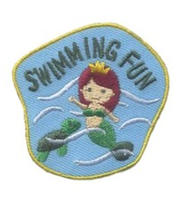 Girl Boy SWIMMING FUN Patches
