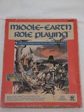 MERP Role Playing Game Middle-earth 1986 Edition Full Box  + Contents - #8100