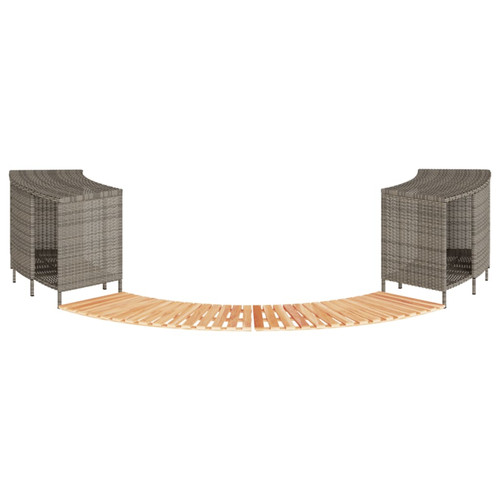 Hot tub surround rack - surround, 2x