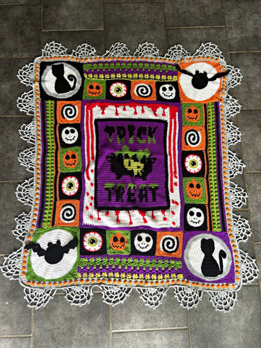 Handmade halloween skulls - handmade,
