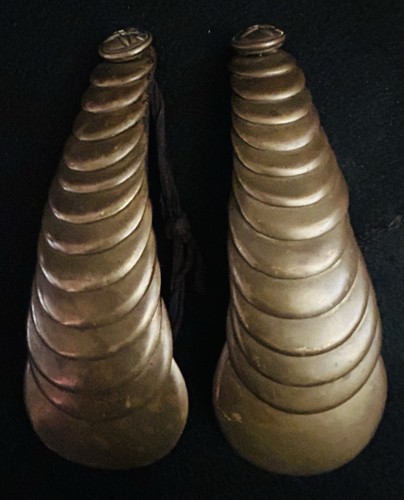 Rare pair brass scale - brass,