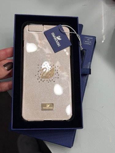 Authentic gold swarovski logo - gold,