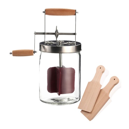 Hand crank butter churner - hand,