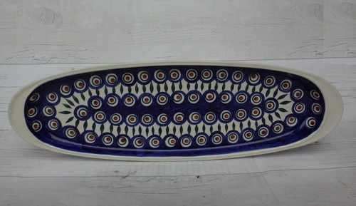 Oval platter polish pottery - oval,