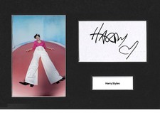 Harry Styles – LIMITED EDITION Signed Autograph Display | 12x8 Memorabilia