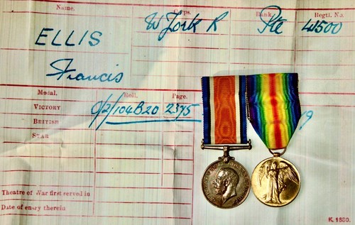 Ww1 silver bwm victory pair - silver, &