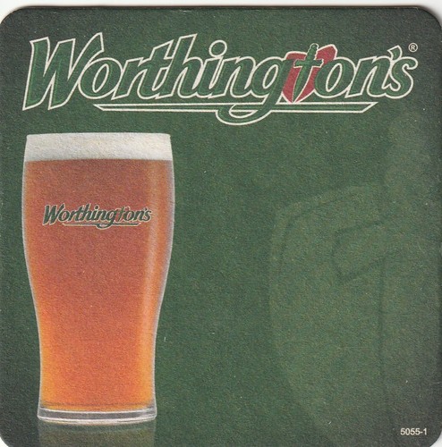 Beer mat worthington brewery - beer,
