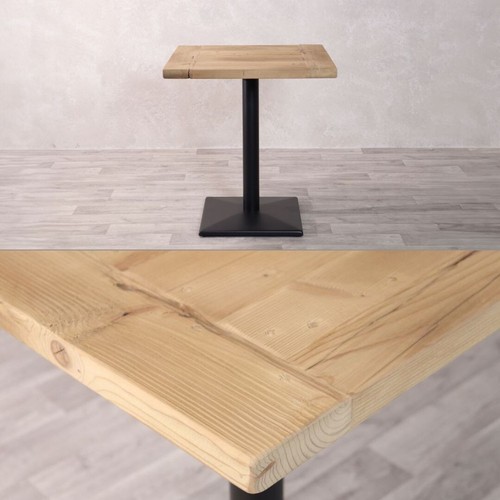 Reclaimed pine cafe table - reclaimed,