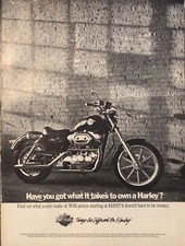 PRINT AD 1988 Harley Davidson