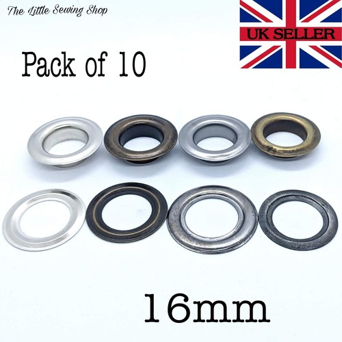 16mm eyelets with washers - 16mm,