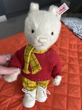 New, Steiff Rupert The Bear Centenary Limited Edition, All Original !