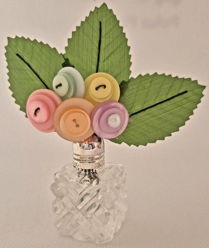 Handmade button bouquet - button, in