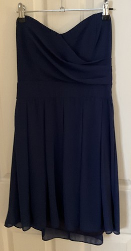 Strapless short chiffon dress - strapless,