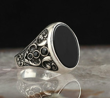 Engagment Men silver ring