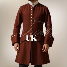 Burgundy Regency Military Coat