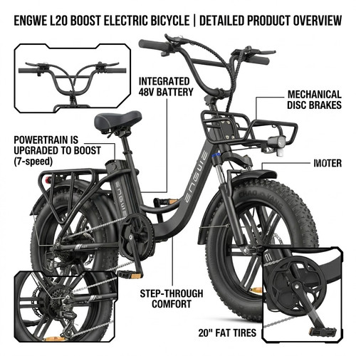 Engwe l20 boost electric - engwe, bike